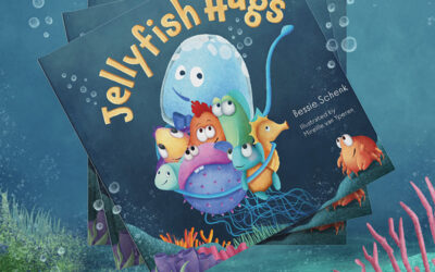 Picture book Jellyfish Hugs in 3 languages